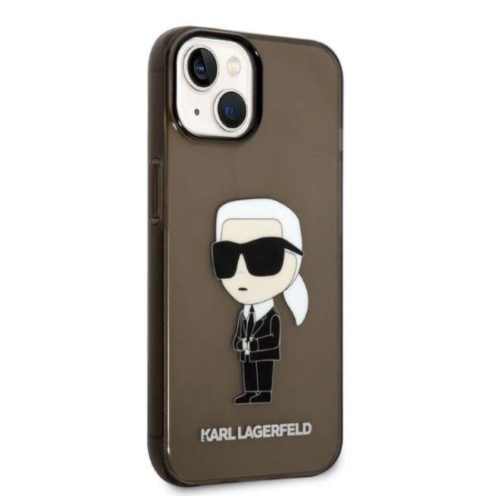 KARL LAGERFELD - Karl Lagerfeld iPhone 14 Plus Skal Ikonik - Svart