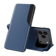 Amorus - Amorus iPhone 17 Pro Mobilskal Folio Flip Stativ - Blå