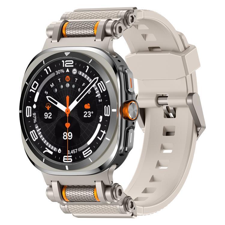 Galaxy Watch Ultra (47mm) Armband Rotation Axis Silikon - Starlight | 5123 | AlltMobil