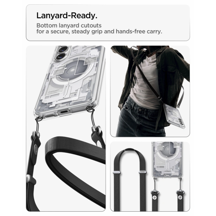 Spigen - Spigen Mobilskal För Galaxy S26 Plus MagSafe Ultra Hybrid - Zero One Vit