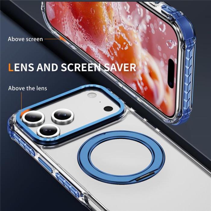 A-One Brand - iPhone 17 Pro Max Mobilskal MagSafe Anti Drop - Blå
