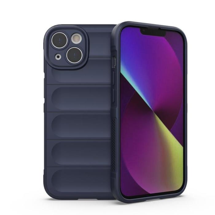 OEM - iPhone 14 Plus Skal Magic Shield Flexible Armored - Mörkblå