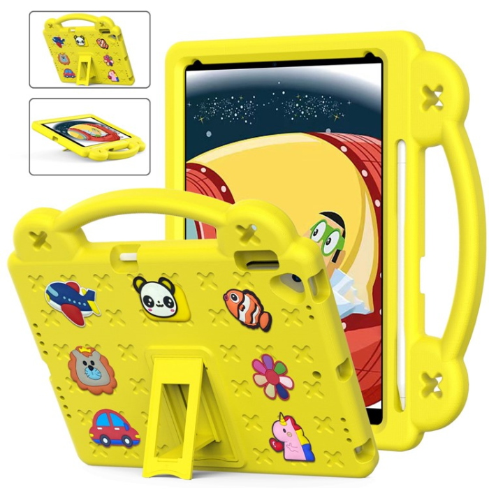 A-One Brand - iPad 10.2 (2021/2019/2020) Skal EVA Kickstand Shockproof - Gul