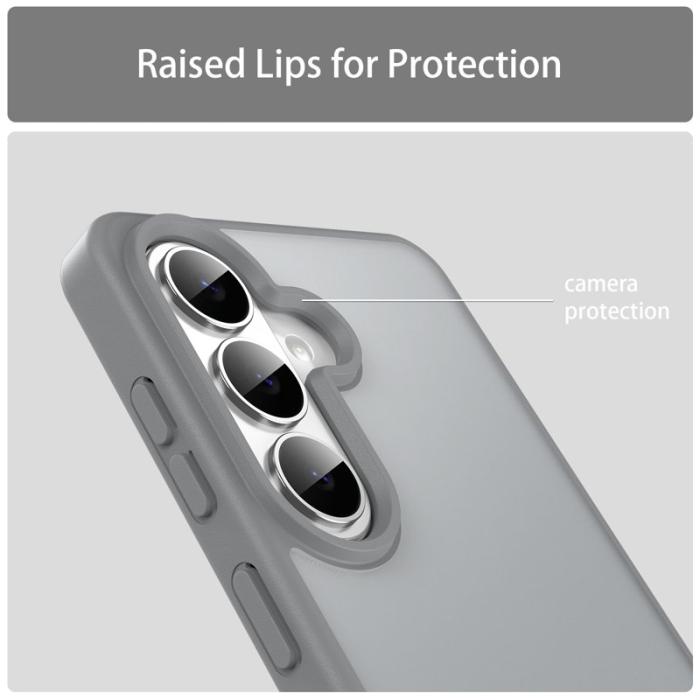 OEM - Samsung Galaxy S26 Skal Touch Matte Anti Drop TPU - Silver