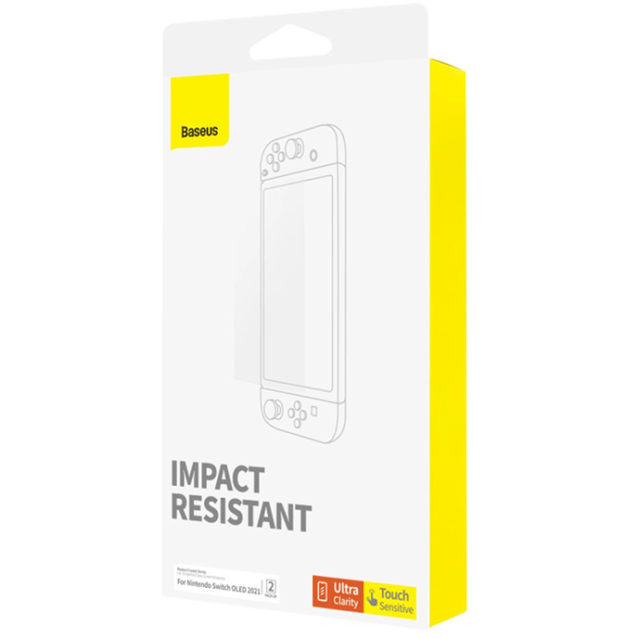 BASEUS - [2-Pack] Baseus Nintendo Switch OLED (2021) Härdat Glas