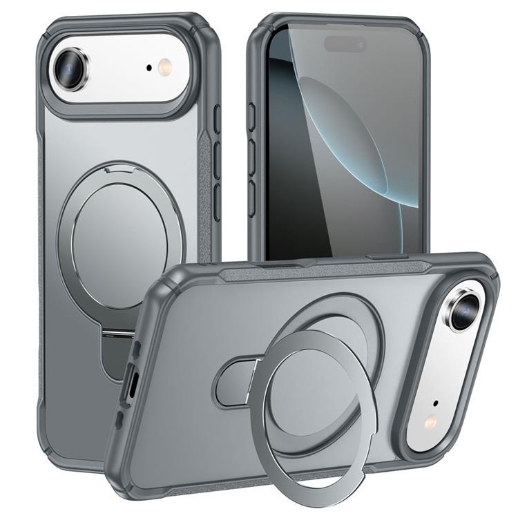 iPhone Air Mobilskal MagSafe Rotating Kickstand - Grå | 2353 | AlltMobil