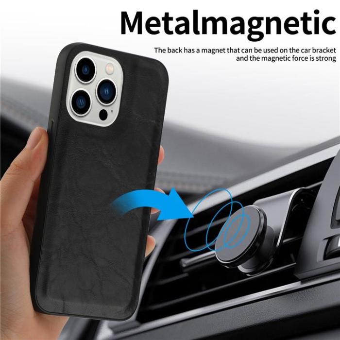 OEM - iPhone 15 Pro Max Plånboksfodral 2-in-1 Detachable - Svart