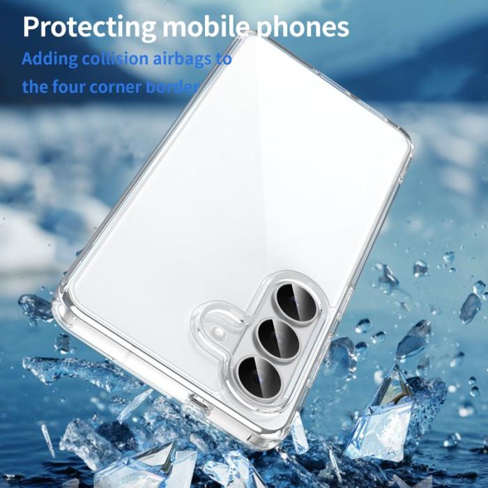 OEM - Mobilskal till Samsung Galaxy S26/S26 Pro TPU + Akryl Anti-Gulning - Transparent