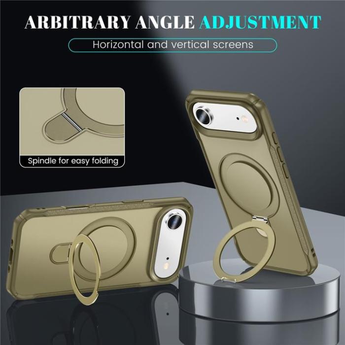 A-One Brand - iPhone Air Mobilskal MagSafe Rotating Kickstand - Khaki