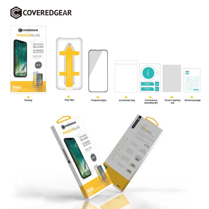 CoveredGear - CoveredGear Härdat Glas Skärmskydd till iPhone 11/XR (monteringsram)