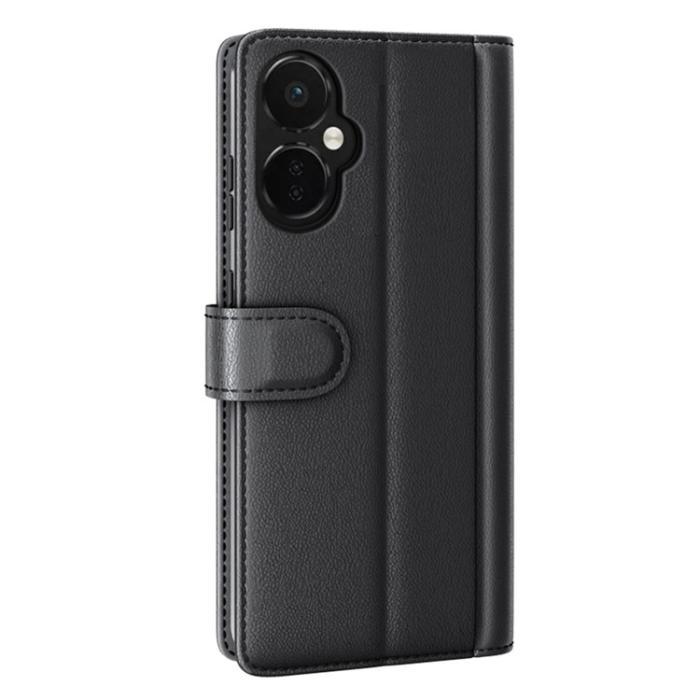 A-One Brand - OnePlus Nord CE 3 Lite 5G Plånboksfodral Äkta Läder - Svart