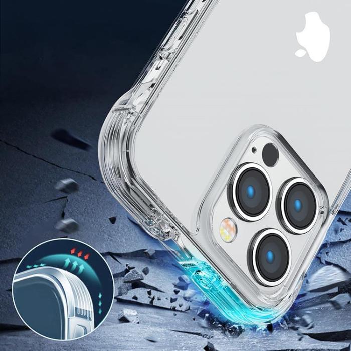 Joyroom - Joyroom iPhone 14 Plus Skal Defender Series Armored Hook - Clear