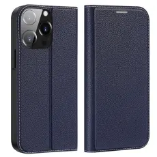Dux Ducis - Dux Ducis iPhone 14 Pro Max Pl&aring;nboksfodral Skin X2 - Bl&aring;