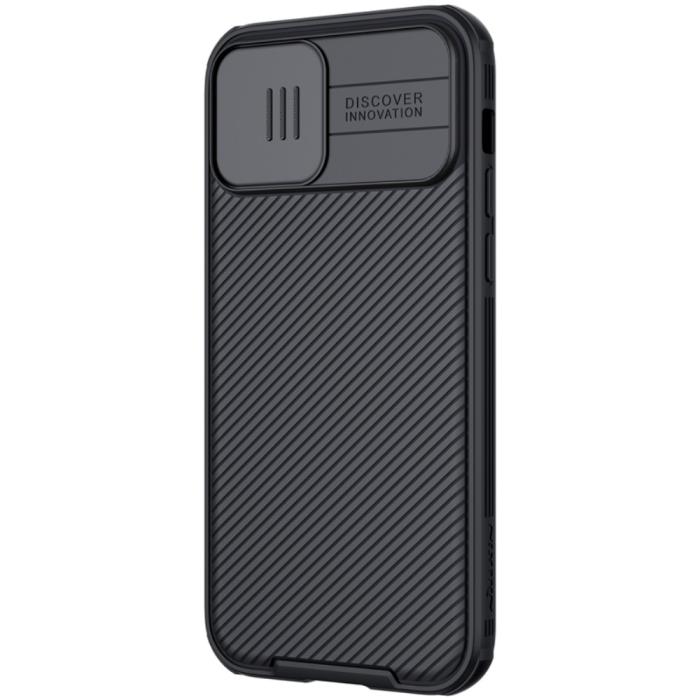 UTGATT1 - NILLKIN CamShield Mobilskal iPhone 12 & 12 Pro - Svart
