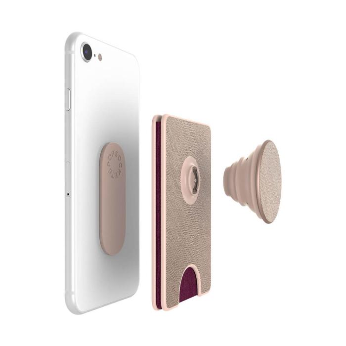 UTGATT1 - POPSOCKETS Korthållare Plånbok PopWallet - Saffiano Rose Gold