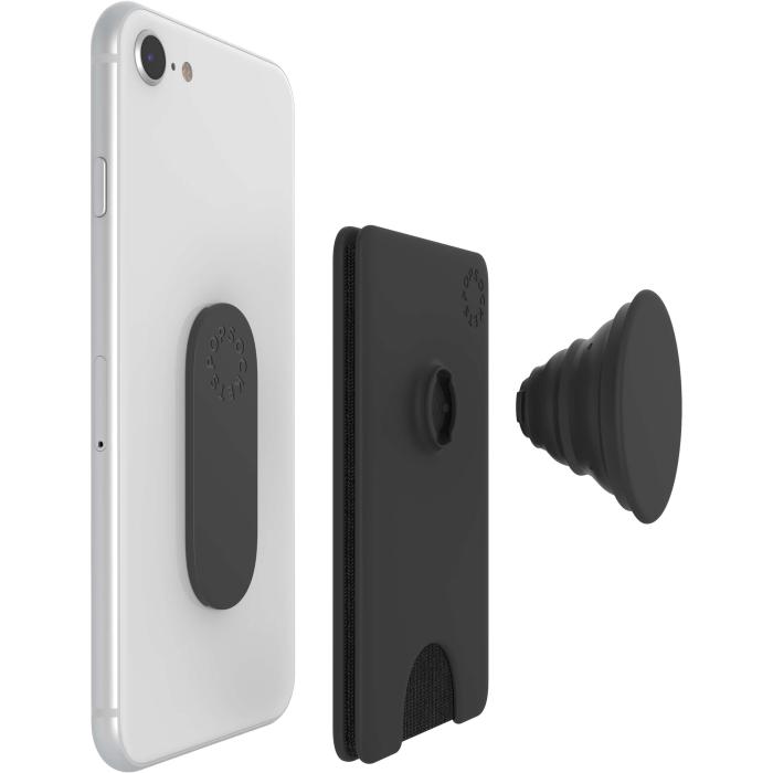 PopSockets - POPSOCKETS Korthållare Plånbok PopWallet - Svart