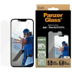 PanzerGlass - PanzerGlass iPhone 16e Härdat Glas Skärmskydd Classic Fit