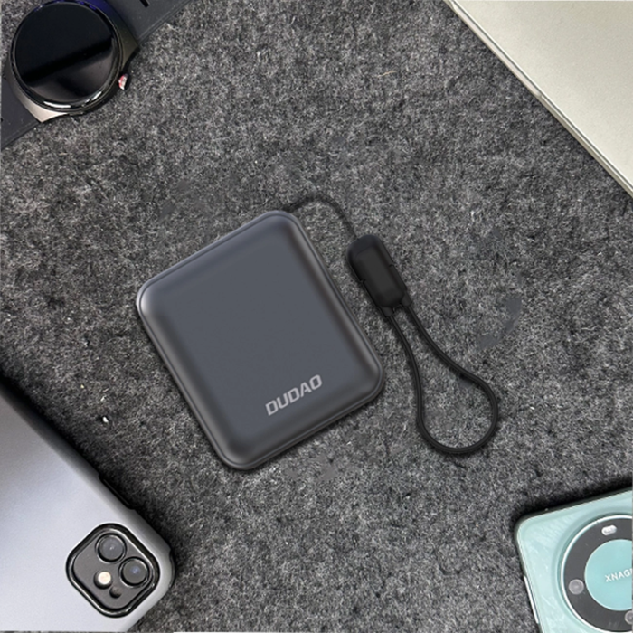 Dudao - Dudao Powerbank 10000mAh 22.5W USB-C med Hänge/Kabel