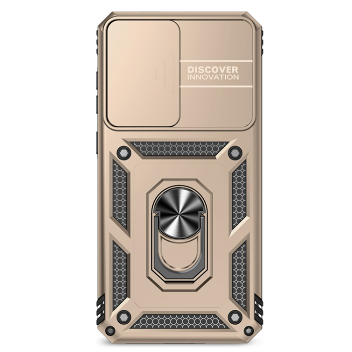 A-One Brand - Galaxy A36/A56 Mobilskal Kickstand PC + TPU - Guld