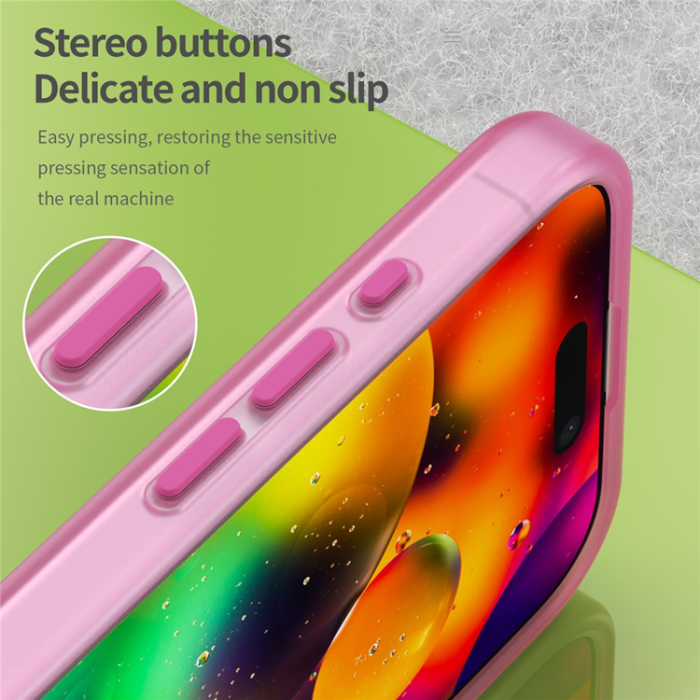 A-One Brand - iPhone 17 Mobilskal MagSafe Slim Matte Translucent - Rosa