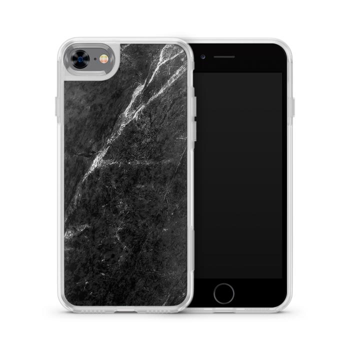UTGATT5 - Fashion mobilskal till Apple iPhone 7 - Rough black marble