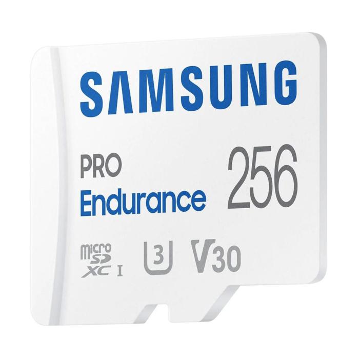 Samsung - Samsung Pro Endurance 256GB microSDXC 100MB/s Minneskort