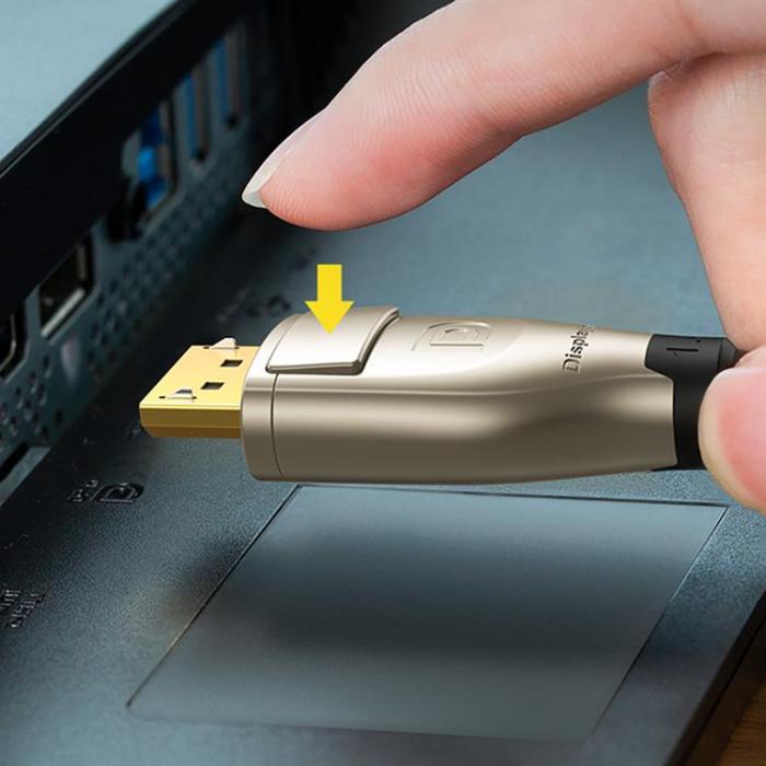 UTGATT - Ugreen DisplayPort 1.4 Kabel 2m - Grå