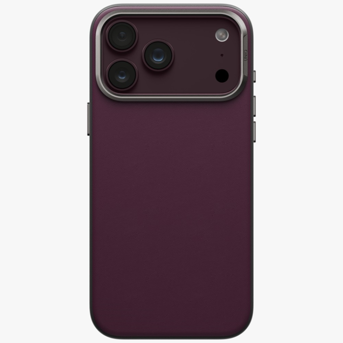 UNIQ - UNIQ Mobilskal För iPhone 18 Pro/17 Pro Lyden DS Magclick - Burgundy