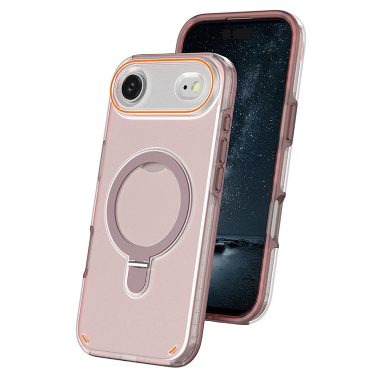 iPhone Air Mobiskal MagSafe Med Kickstand TPU + PC - Rosa | 2353 | AlltMobil