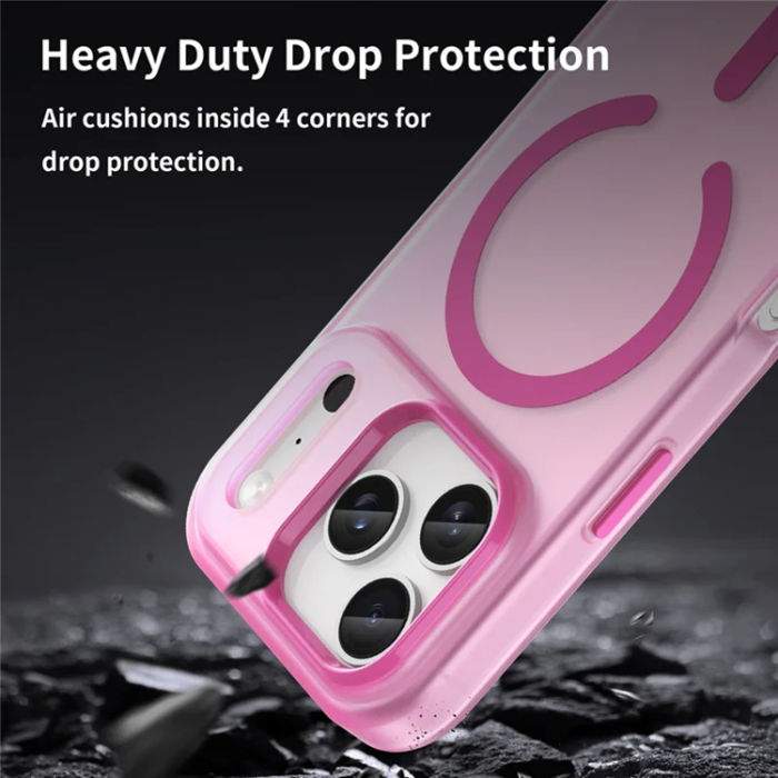 A-One Brand - iPhone 17 Pro Mobilskal MagSafe Matte Translucent - Rosa
