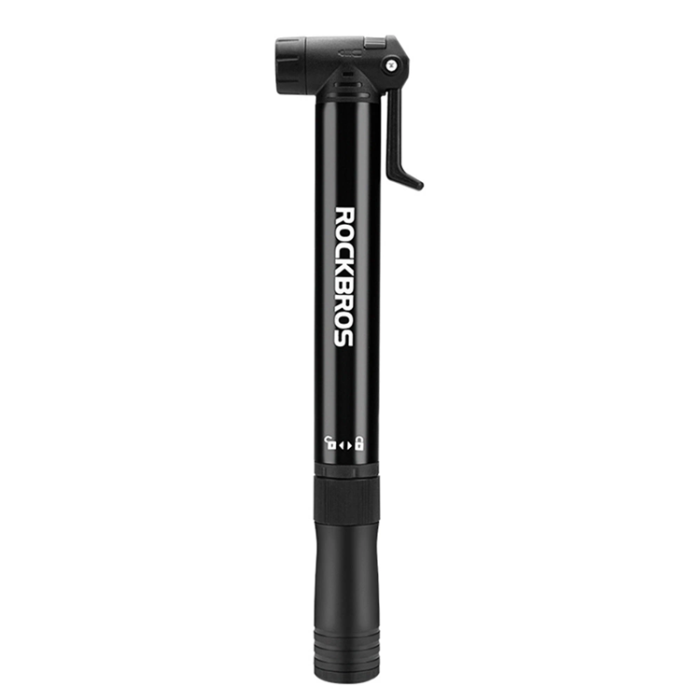 Rockbros - Rockbros handpump för cykel + skruvmejsel - Svart