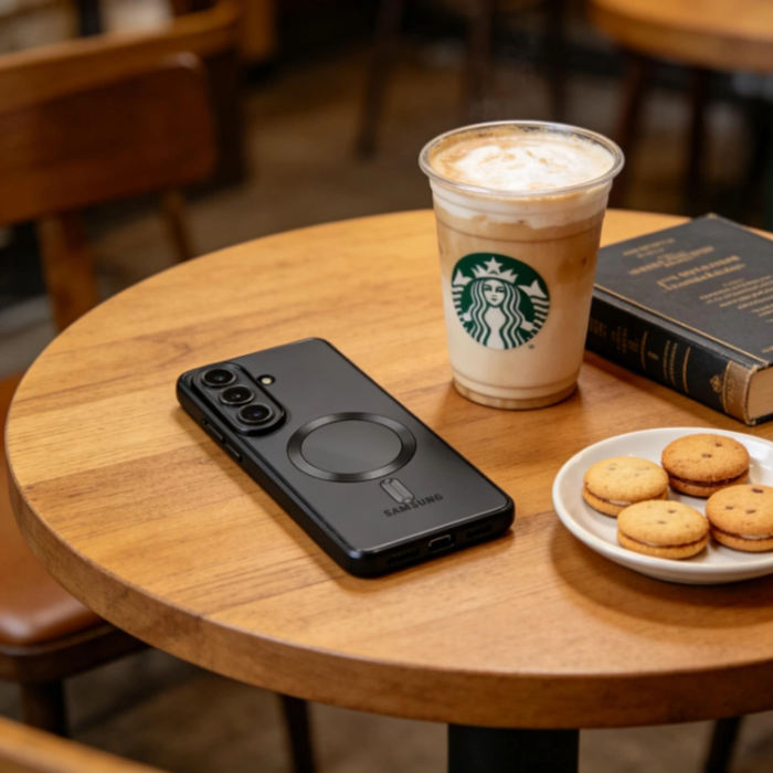 Tech-Protect - Tech-Protect Mobilskal För Galaxy A57 5G Magsafe MagFlex - Shiny Svart