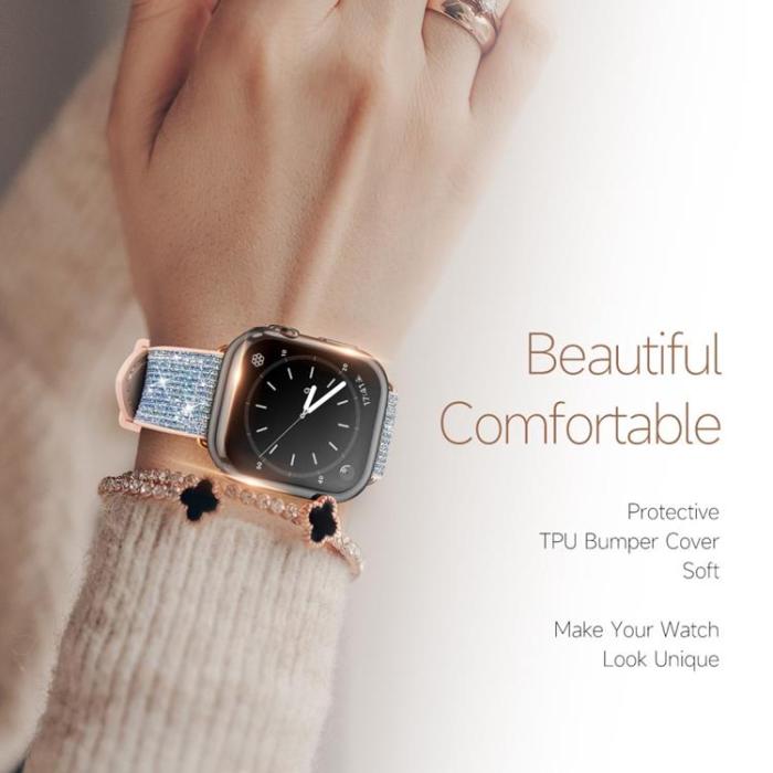Dux Ducis - DUX DUCIS Apple Watch 4/5/6/SE 40mm Skal Somo Flexible - Svart