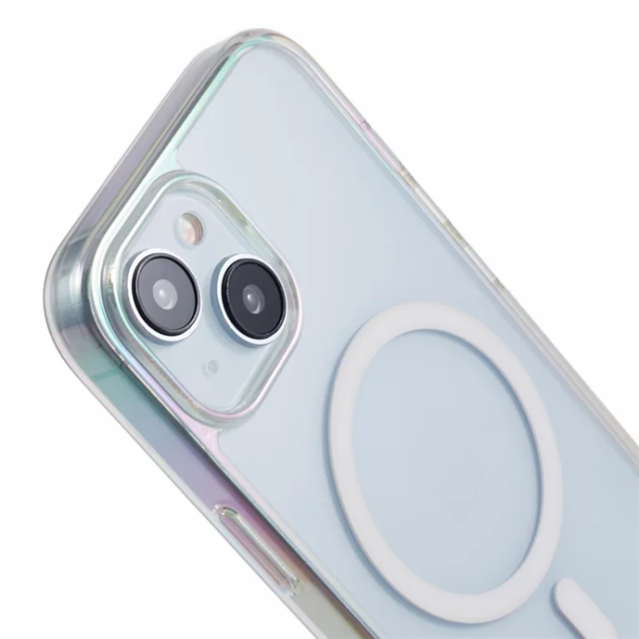 KIGC - KIGC iPhone 15 Mobilskal Magsafe Dazzling Color - Transparent