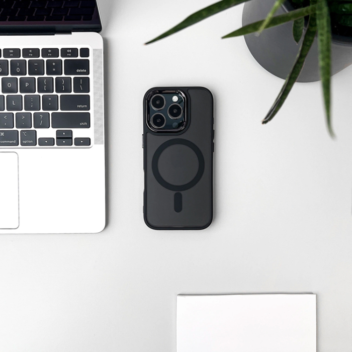 A-One Brand - Mobilskal för Samsung Galaxy S26 MagSafe Fashion - Svart