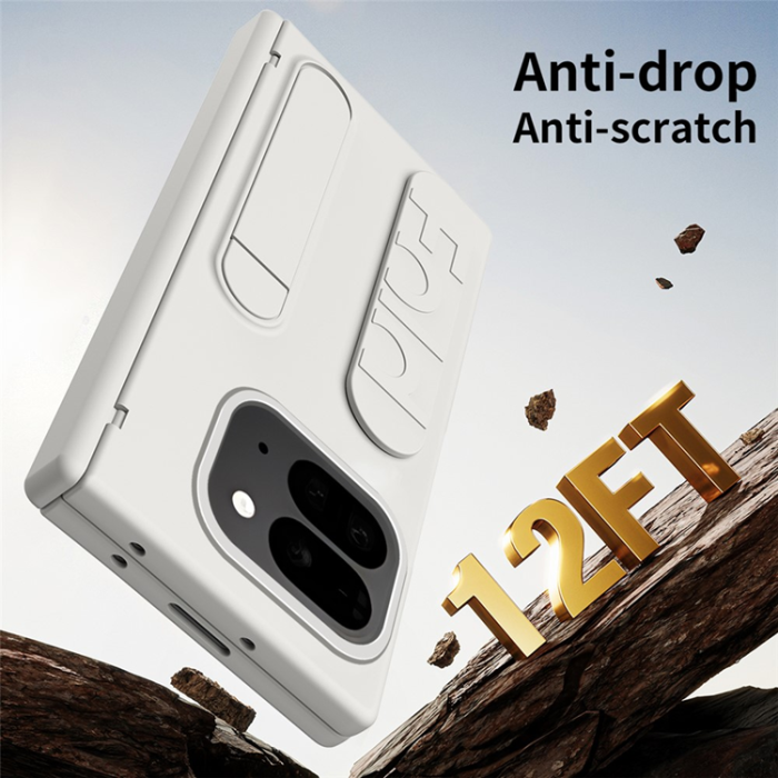 A-One Brand - Google Pixel 10 Pro Fold Mobilskal Wristband Kickstand - Vit