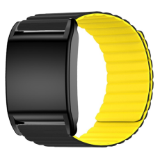 A-One Brand - Whoop 4.0 Armband Magnetic Silikon - Svart/Gul