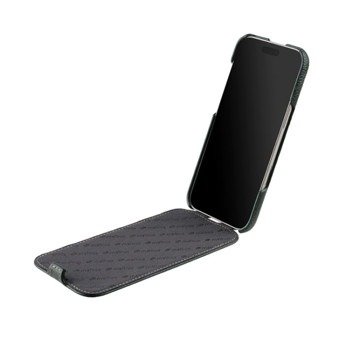 Melkco - MELKCO iPhone Air Mobilskal MagSafe Äkta Läder+PC - Grön