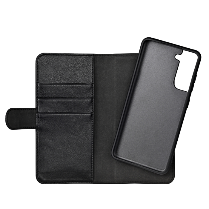 UTGATT1 - Essentials Samsung S21 Ultra Plånboksfodral 3 Cards PU Detachable