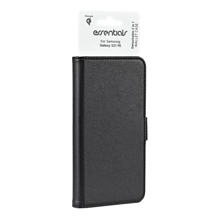 UTGATT1 - Essentials Samsung S21 Ultra Plånboksfodral 3 Cards PU Detachable