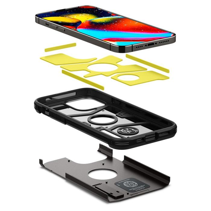 UTGATT1 - Spigen Tough Armor iPhone 13 Pro - Svart