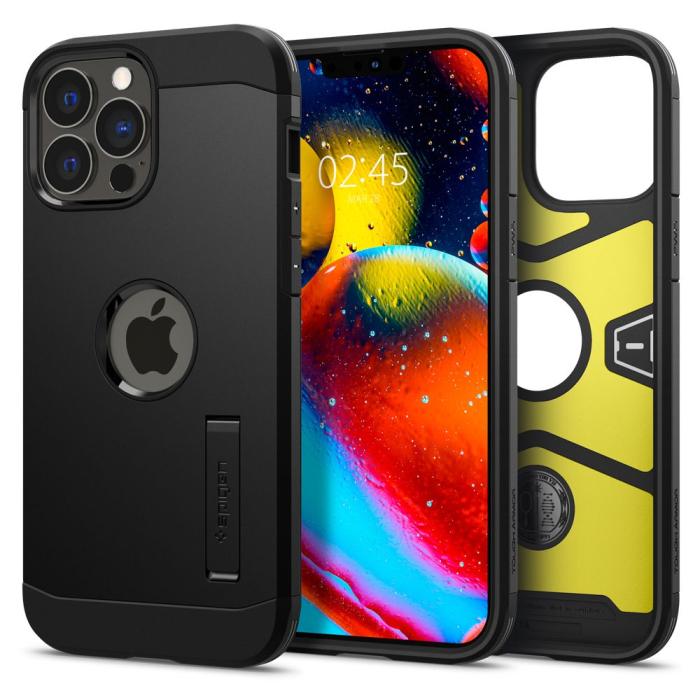 UTGATT1 - Spigen Tough Armor iPhone 13 Pro - Svart