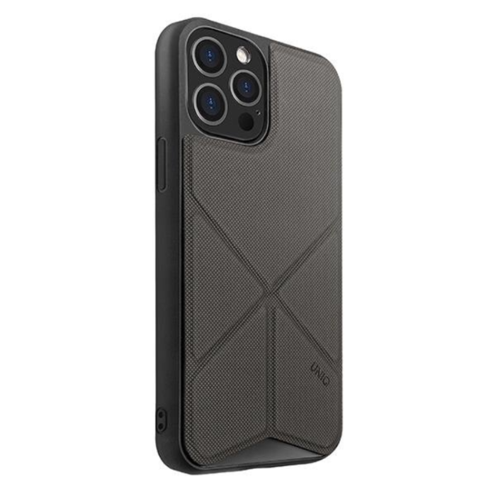 UNIQ - UNIQ iPhone 12/12 Pro Mobilskal Transforma - Grå