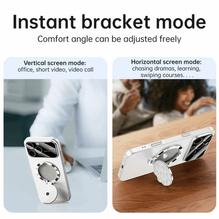 OEM - iPhone 15 Pro Max Mobilskal Magsafe Sugkopphållare Kickstand
