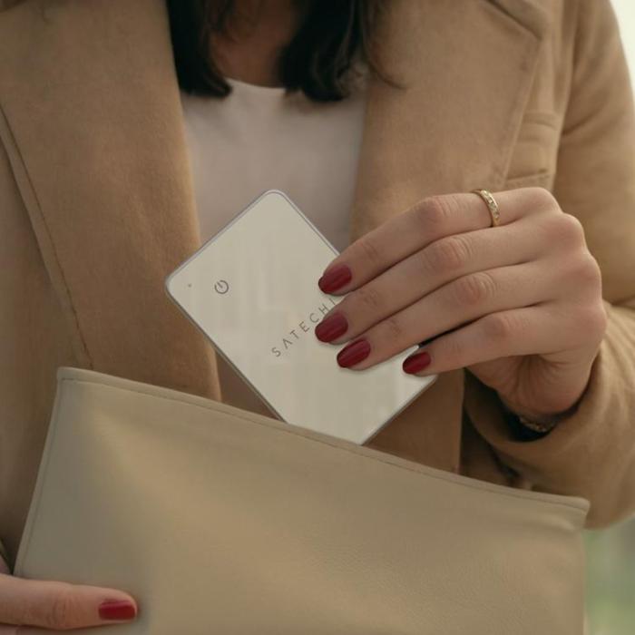 Satechi - Satechi FindAll Plånbokskort med Find My Tracker - Sand