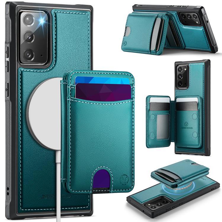 JEEHOOD Samsung Galaxy Note20 Fodral KonstLäder - Blå | 2353 | AlltMobil