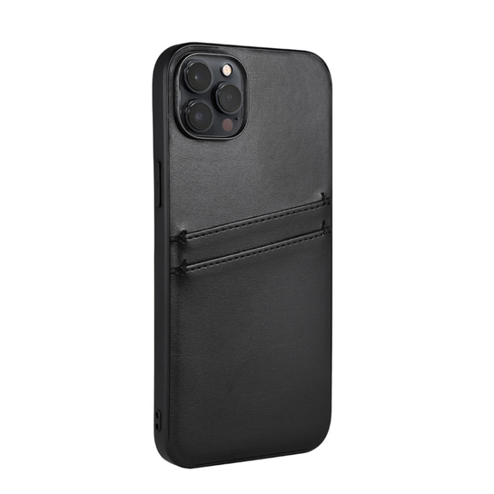 BUFFALO - BUFFALO iPhone 14 Plus Skal med Korthållare - Svart