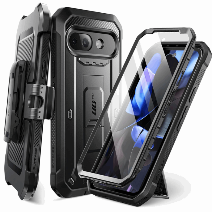 SupCase - SupCase Google Pixel 9a Mobilskal Unicorn Beetle Pro - Svart