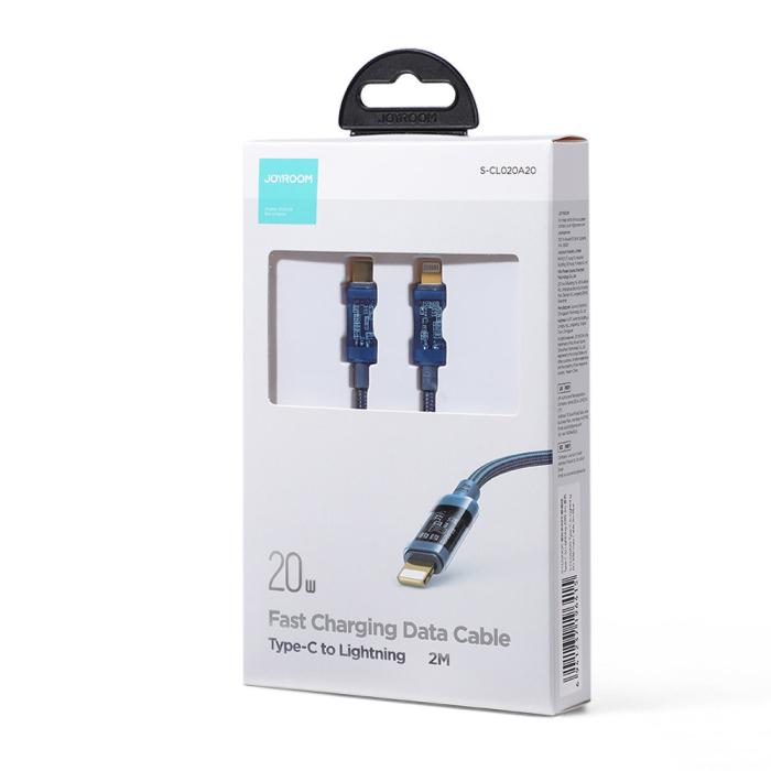 Joyroom - Joyroom Type-C till Lightning Kabel 20W 2m - Blå