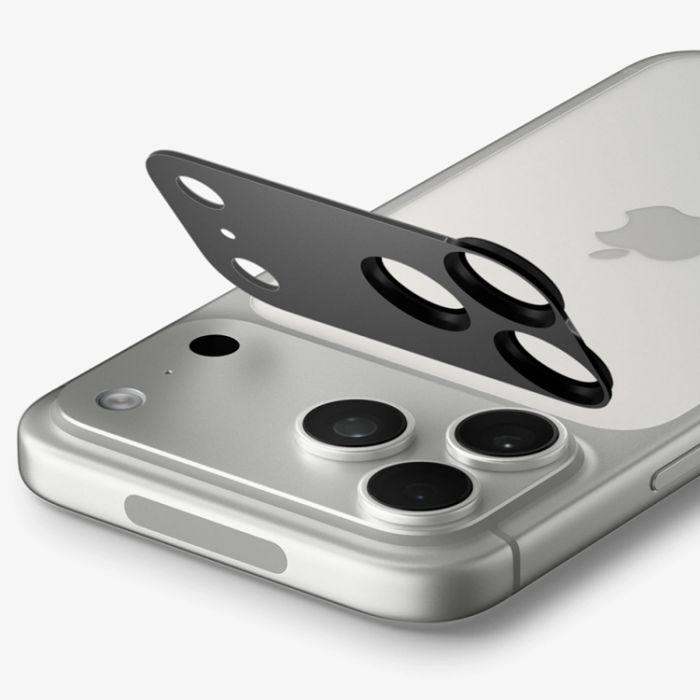Spigen - Spigen iPhone 18 Pro/17 Pro Härdat Glas Kamera Linsskydd EZ Fit